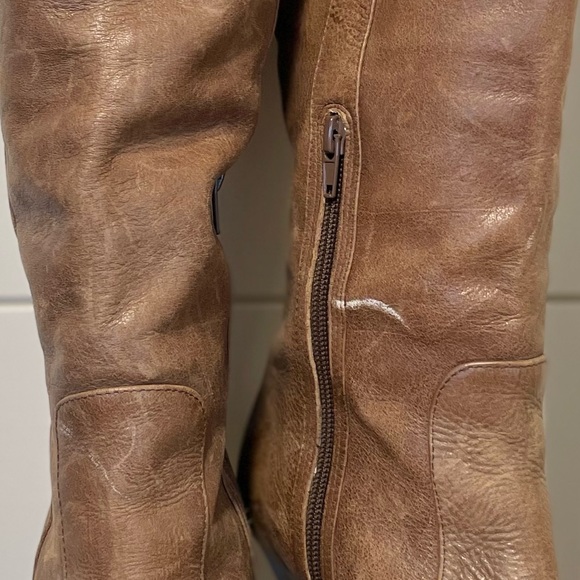 INC International Concepts Distressed Taupe Lester Boots - Picture 7 of 7